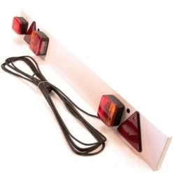 Aanhangwagenpannel Kunststof 120cm 9 Meter Kabel Met Mistlamp