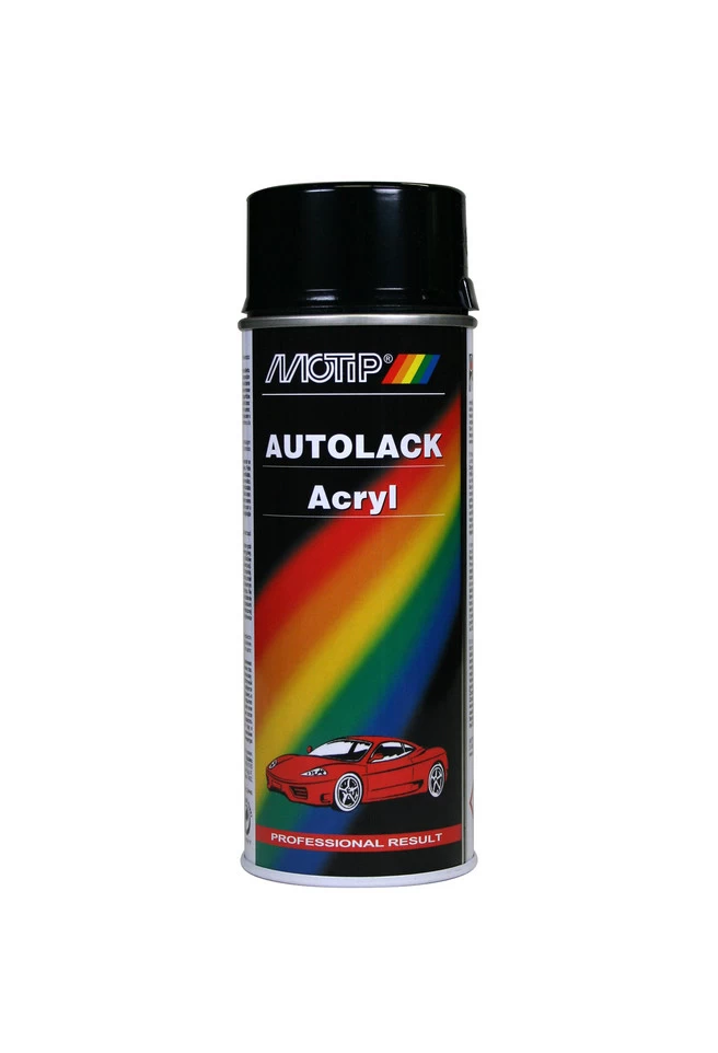 Motip Compact Zwart Spuitbus 400ml Kleur 46860