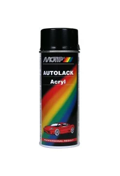 Motip Compact Zwart Metal Spuitbus 400ml Kleur 51022