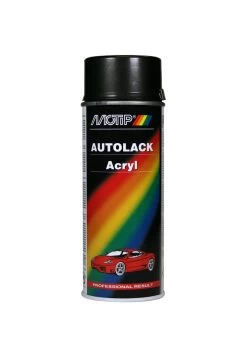 Motip Compact Zwart Metal Spuitbus 400ml Kleur 51050