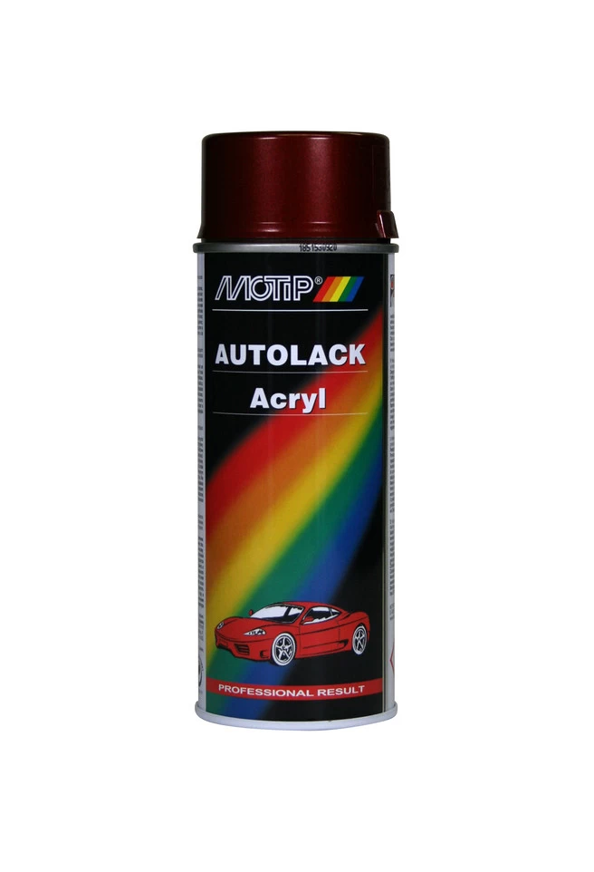 Motip Compact Rood Metal Spuitbus 400ml Kleur 51663