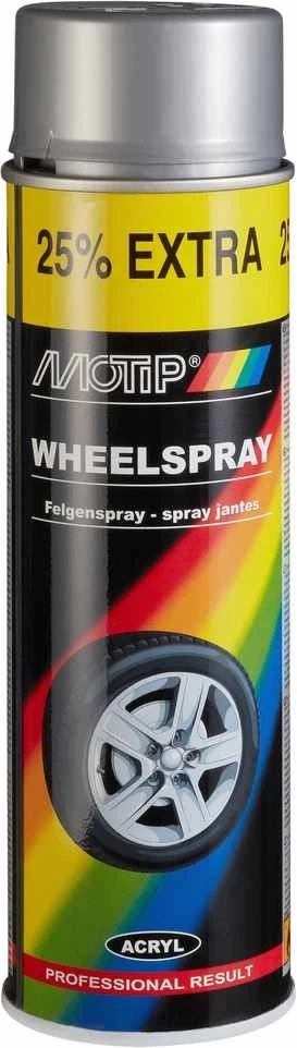 Motip Velgenlak Zilver Spuitbus 500ml Kleur 04007