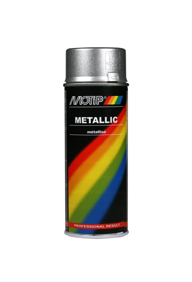Motip Metallic Lak Zilver Spuitbus 400ml Kleur 04046