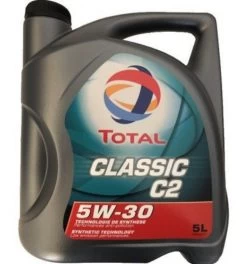 Total Classic C2 5W30, 5L, C2 A5/B5 07 Synthetische Olie Voor Benzine/diesel