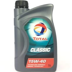 Total Classic 15W40, 1 Liter Universeel Benzine Of Diesel, A3/B3