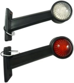 Breedtelicht Rood/wit LED Voor Aanhanger12/24v