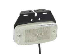 Carpoint Zijlamp LED Wit Met Beugel 12/24v