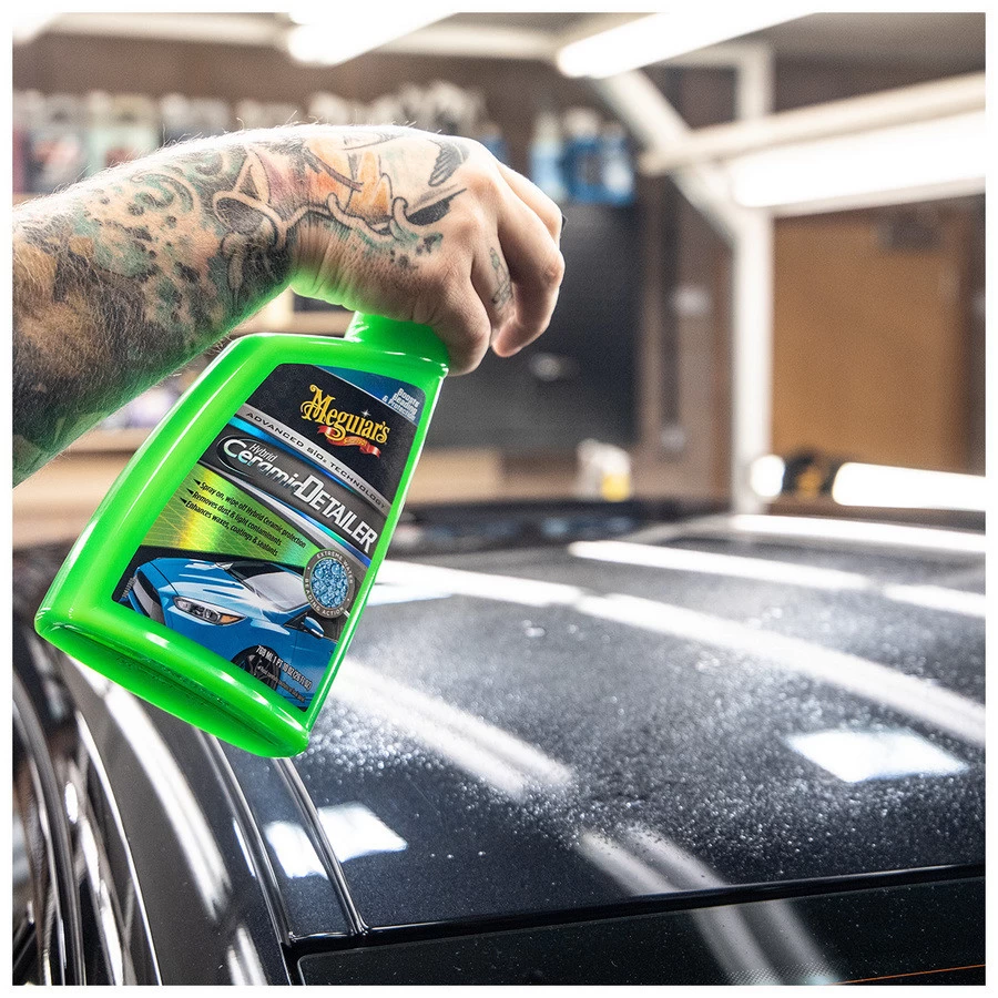 Meguiars Hybrid Ceramic Detailer 770ml Opnevelen, Afvegen, Versterkt De Wax - Afbeelding 2