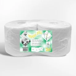 Koala Handdoekrol Industrieel 2-Laags Papier - 800 Vellen Per 2 Rollen