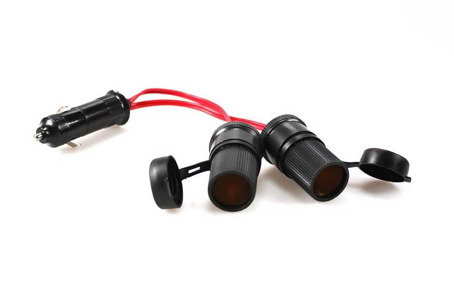 Twin Plug 12/24V 12 Amp Met Zekering - Afbeelding 2