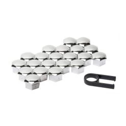 Wielmoerdoppen Chroom 19mm