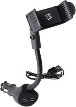 Universele Houder&charger 2xusb