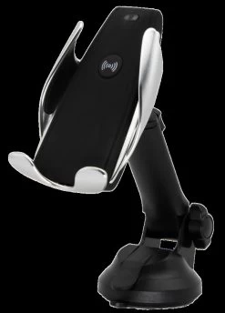 Universele Houder Met Draadloos Laden Met Zuignap En Clip On