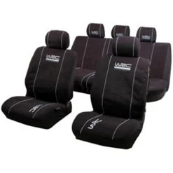 WRC Universeel Zetelhoezenset WRC Zwart Voor- En Achteraan