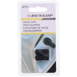 Dunlop Vervang Universele Ventieldoppen 4 St. Zwart