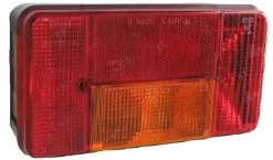 Achterlicht Radex 5001 Links, 4 Funct. 194x104 Mm Met Mistachterlicht