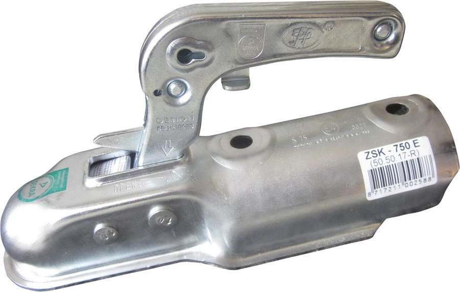 Kogelkoppeling Rond 70mm Verzinkt 750 Kg