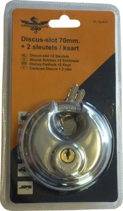 Discusslot Voor Koppeling Verzinkt Verhard 70 Mm