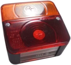 Aanhangwagenlicht 4 Functies Met Nummerplaatverlichting, E-keur