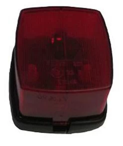 Zijlamp E-keur Rood Vierkant 60x60mm
