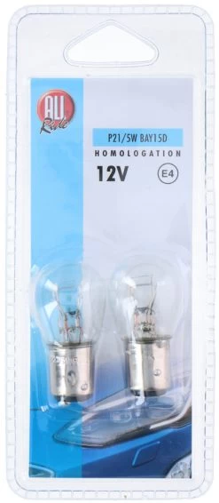 Lamp 12V 21/5 Watt Bay15 D, 2 Stuks