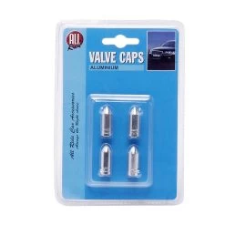 Ventieldoppen Zilver 4 Stuks