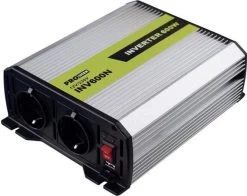 DC/AC Spanningsomvormer 12V-230 Volt 600 Watt, 1200 Watt Piek