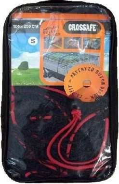 Jumbo Aanhangwagen Net 150x250cm Met Gele Elastiek En Stopper In Tas