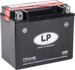 Motobatterij Met Acide 12v Ytx12-bs