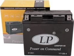 Motobatterij 12V Gesloten MBYT12B-4