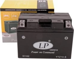 Motobatterij Gesloten 12v Ytz14-s