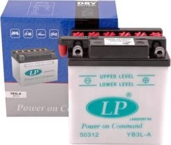 Motobatterij Met Acide 12V Yb3l-a