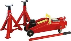 Rolkrik 2 Ton Met 2 Assteunen Opvouwbaar