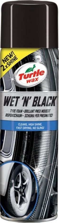 Turtle Wax Wet'n Black 500ml, Bandenschuim Zwart