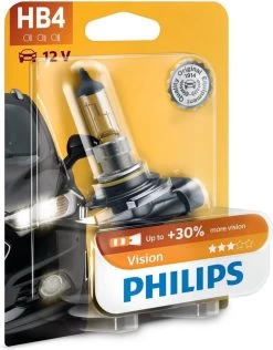 Philips 12V Vision HB4 9006 55W Halogeenlamp