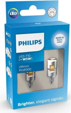 Philips 12V W5W T10 4000K Ultinon Pro 6000 LED