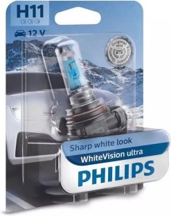 Philips 12V WhiteVision Ultra H11 55W Xenon Effect