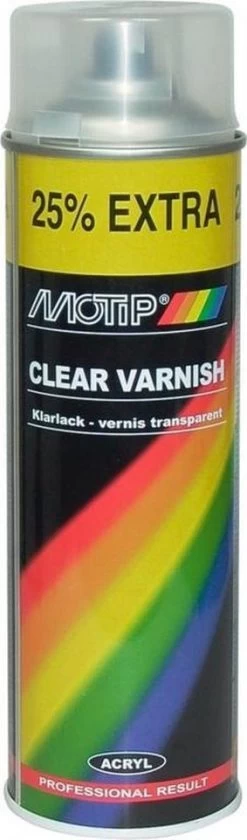 Motip Rallye Vernis Mat Spuitbus 500ml Kleur 04000