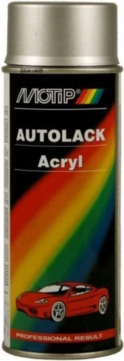 Motip Compact Zilver Metal Spuitbus 400ml Kleur 55250