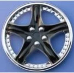 Wieldoppen Zwaar Model, Zwart/chrome 14